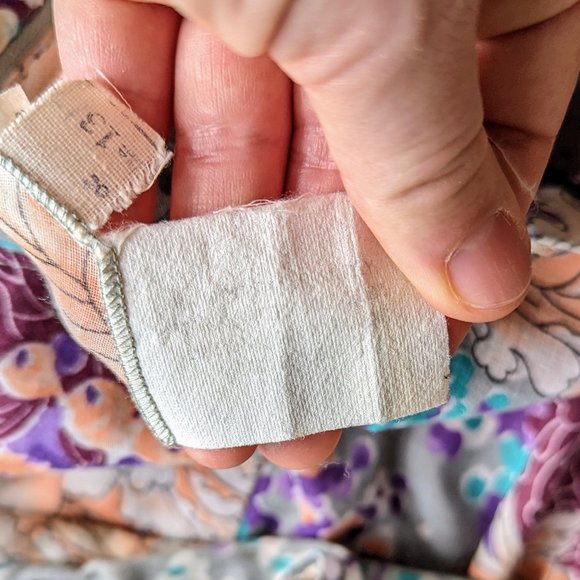 Vintage Floral Blue Purple Orange Short Sleeve Empire Waist Maxi Dress - Picture 12 of 14